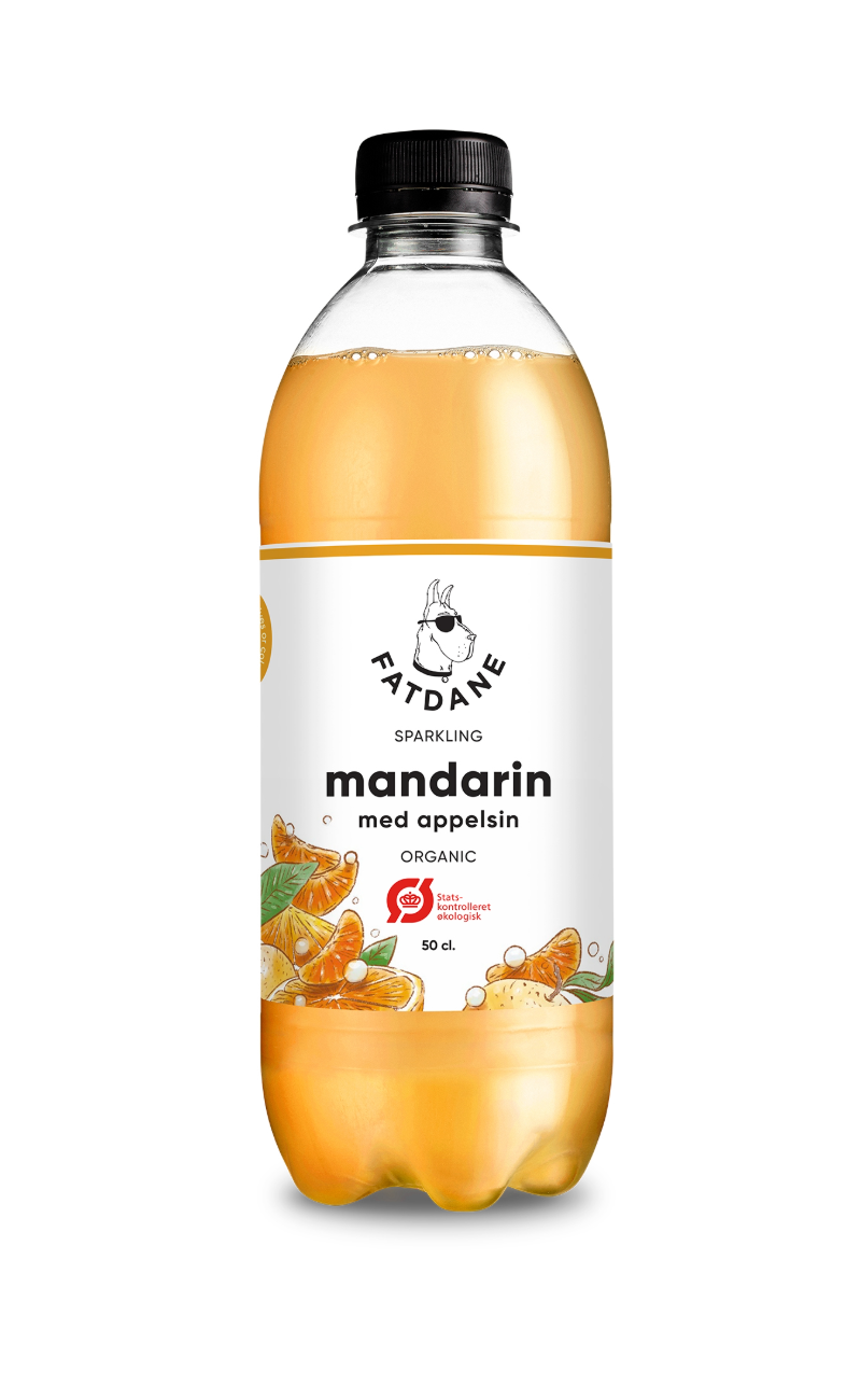 Fatdane Mandarin med appelsin 50 cl.