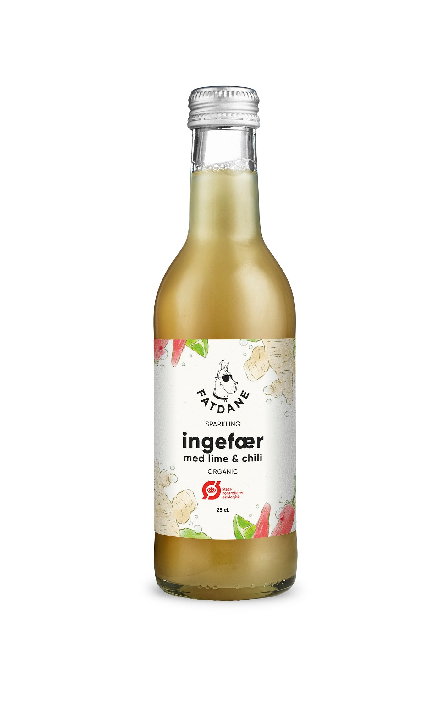 Fatdane Ginger with Lime & Chili, 25 cl.