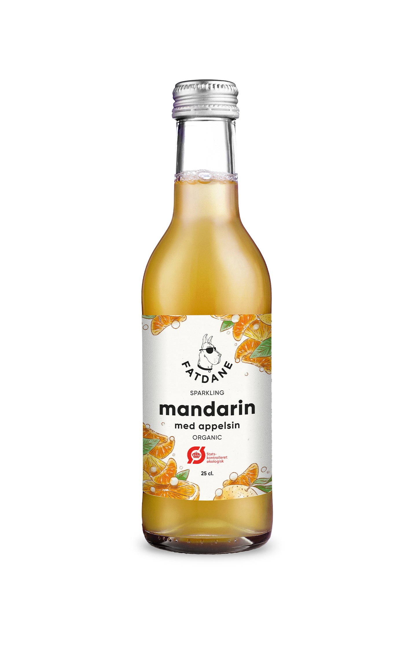 Fatdane Mandarin med Appelsin, 25 cl.